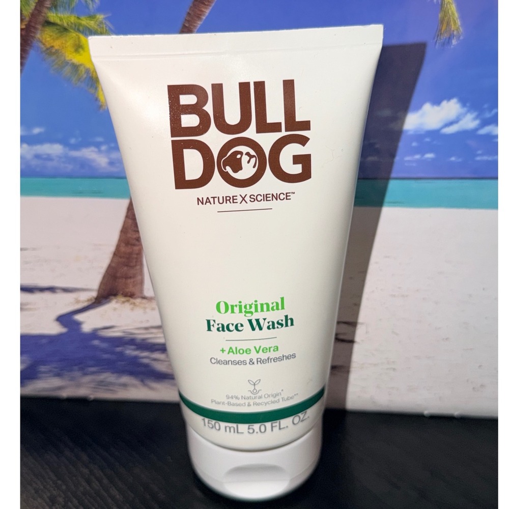 Bulldog Skincare For Men Original Face Wash Aloe Vera 5.0oz Vegan New